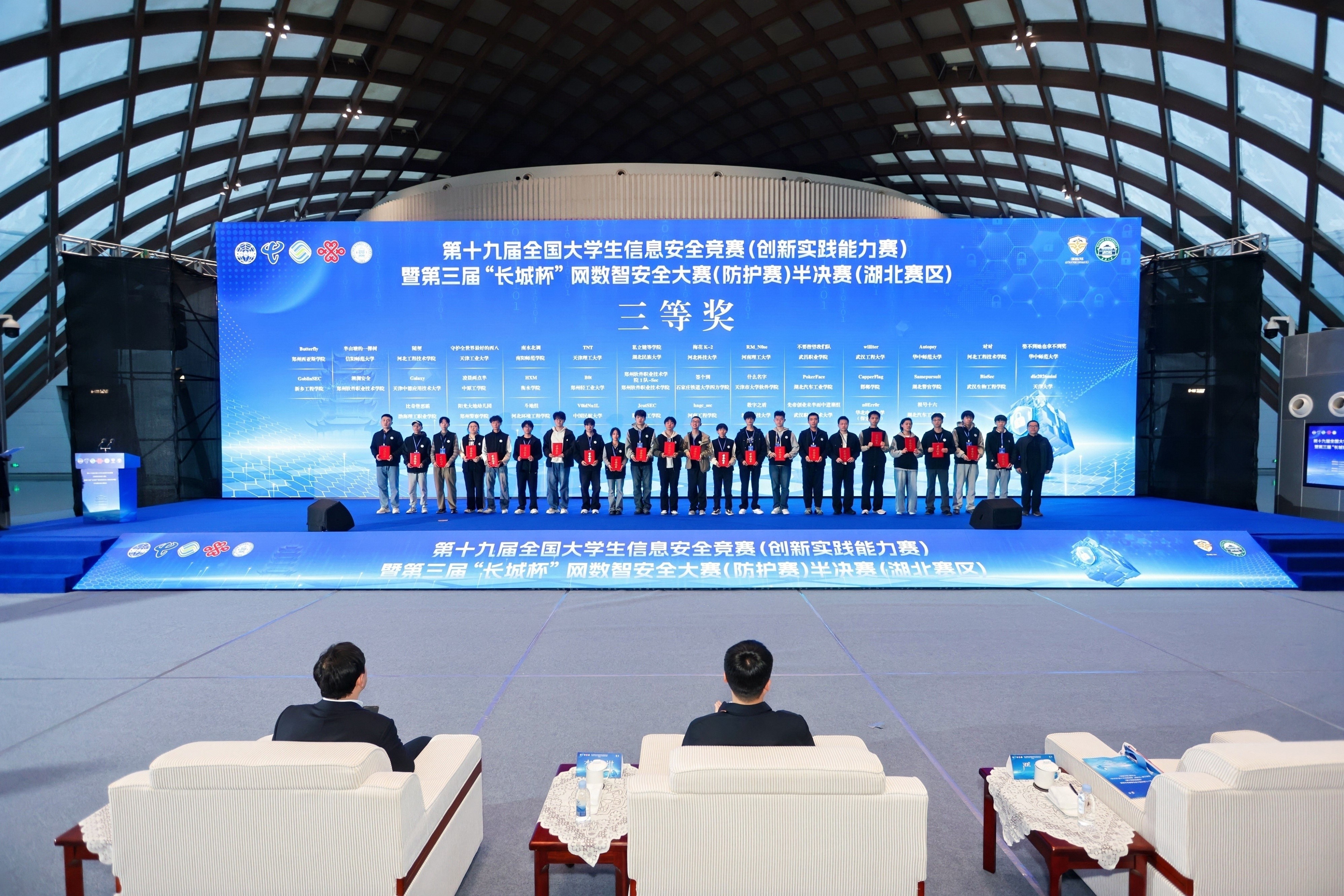 我院学子在第十九届全国大学生信息安全竞赛（CISCN）湖北赛区竞赛中荣获佳绩